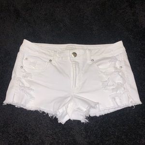 American Eagle White Shorts
